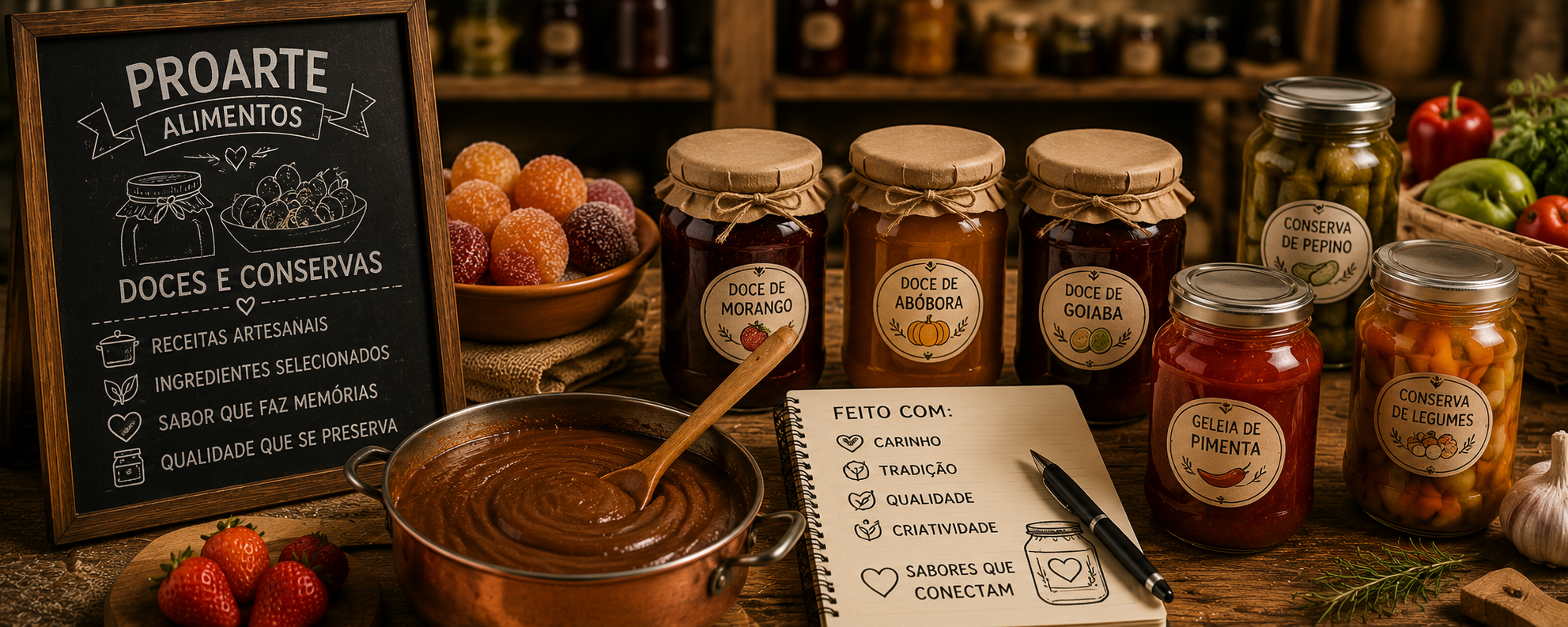 PROARTE ALIMENTOS: DOCES E CONSERVAS