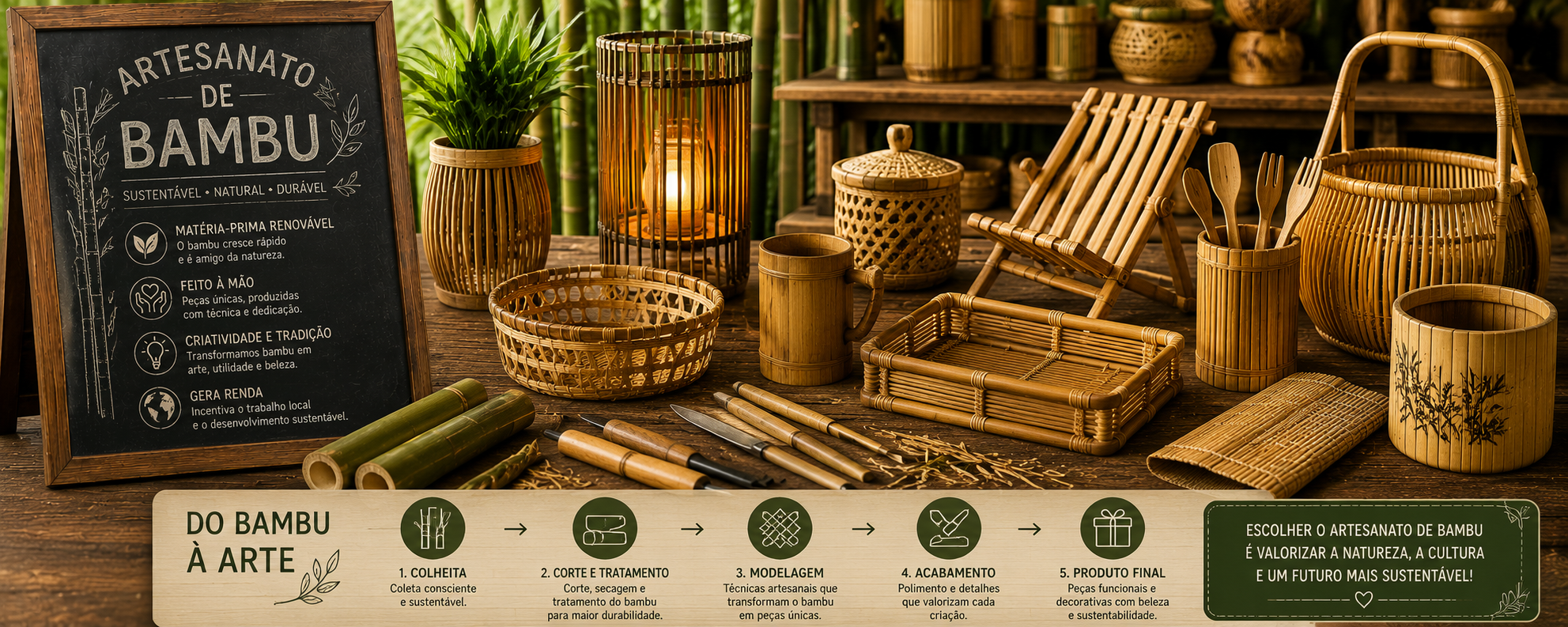 ARTESANATO DE BAMBU