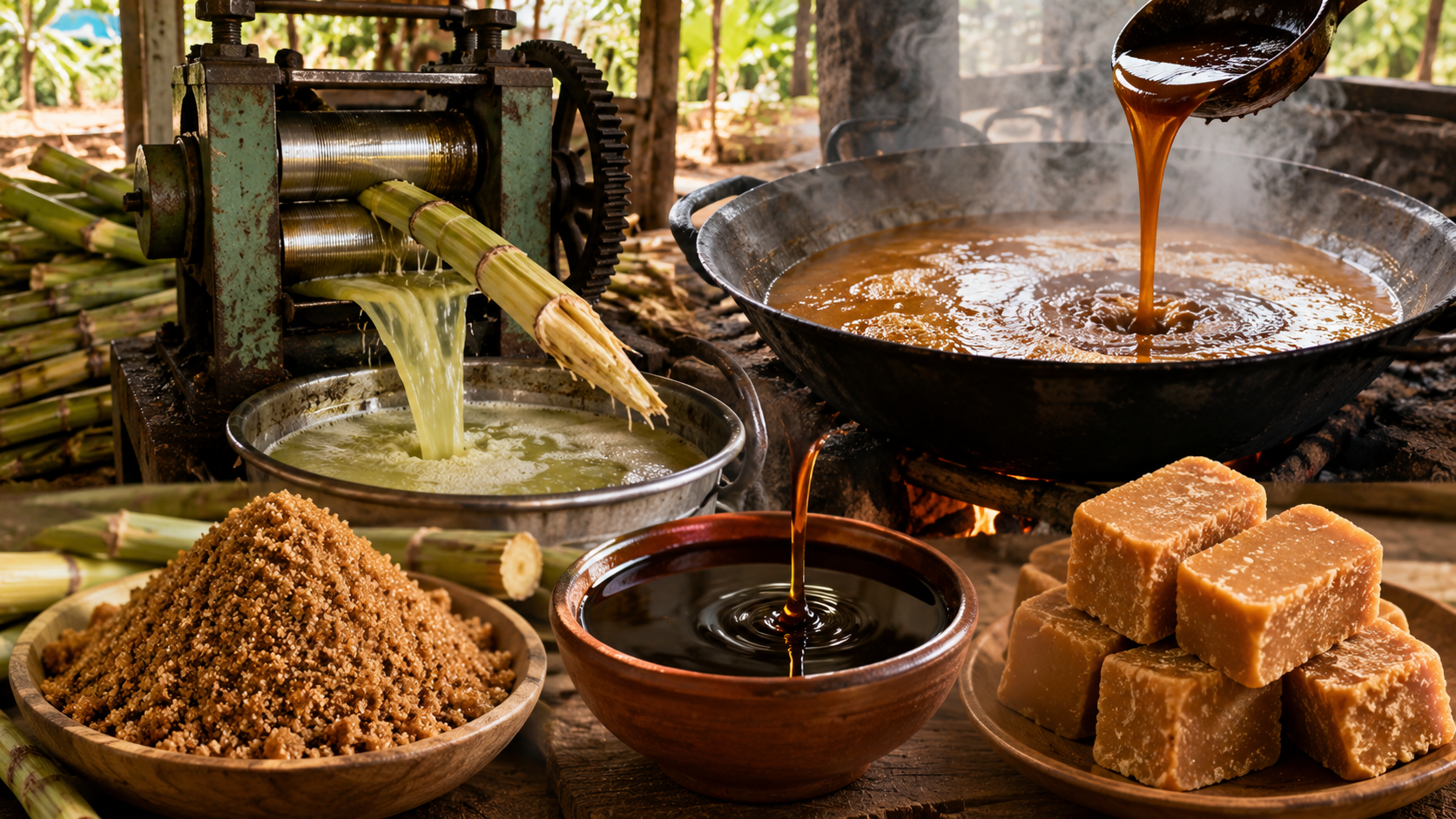 PRODUÇÃO ARTESANAL DE AÇÚCAR MASCAVO, MELADO E RAPADURA