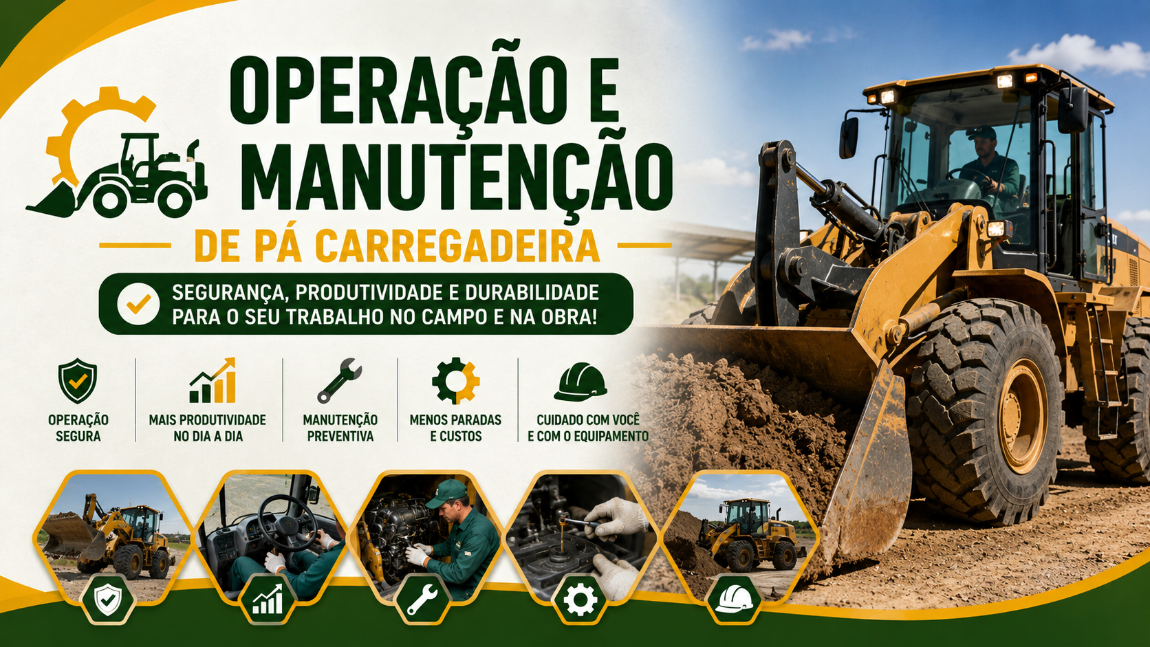 OPERAÇÃO E MANUTENÇÃO DE PÁ CARREGADEIRA
