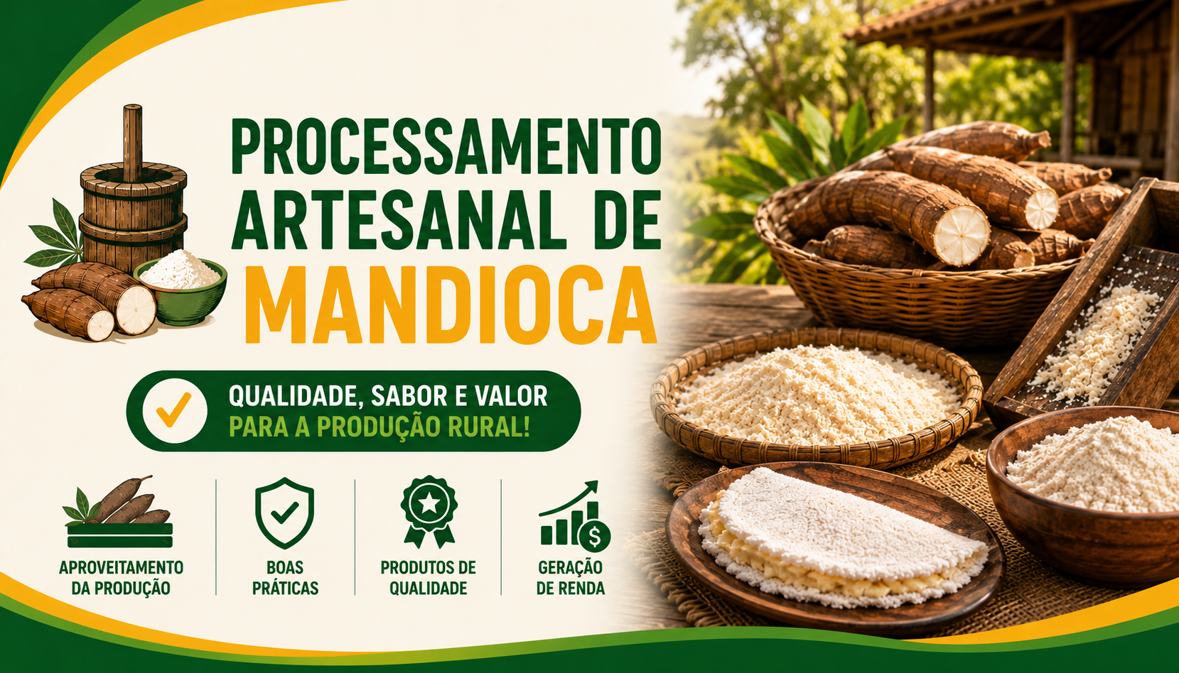 PROCESSAMENTO ARTESANAL DE MANDIOCA